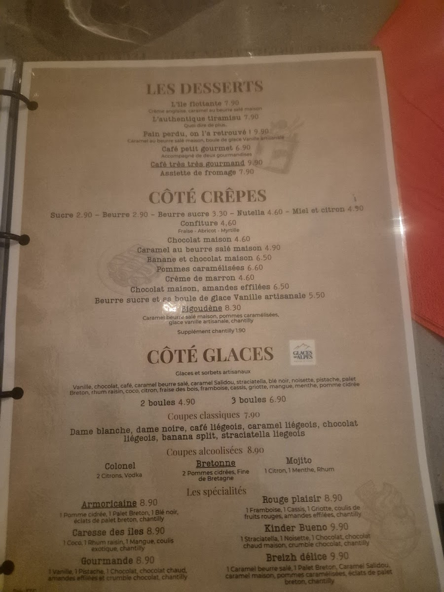 Menu Chez Tara - Le Bistrot Gourmand-1