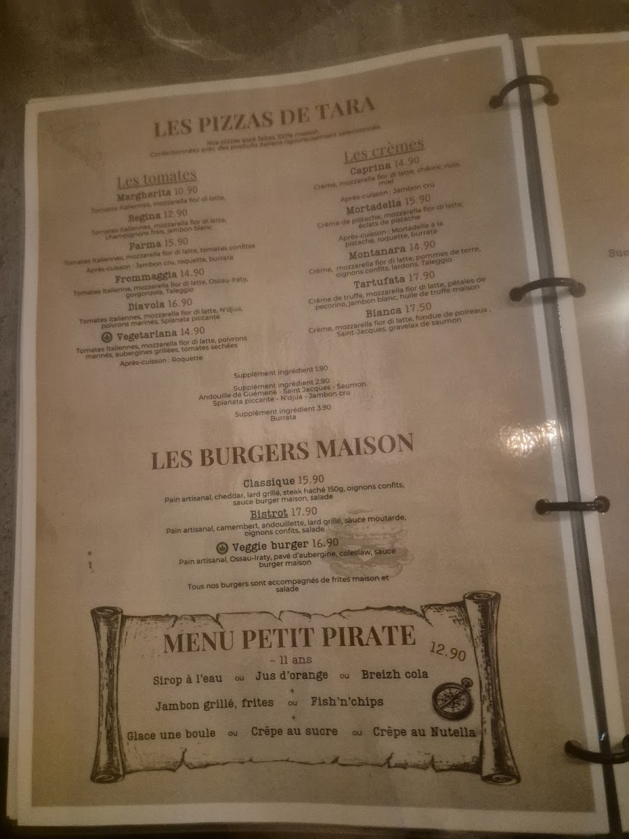Menu Chez Tara - Le Bistrot Gourmand-4