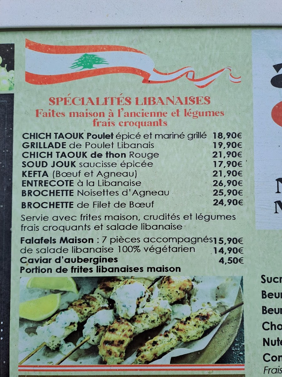 Menu Chez Tara - Le Bistrot Gourmand-5