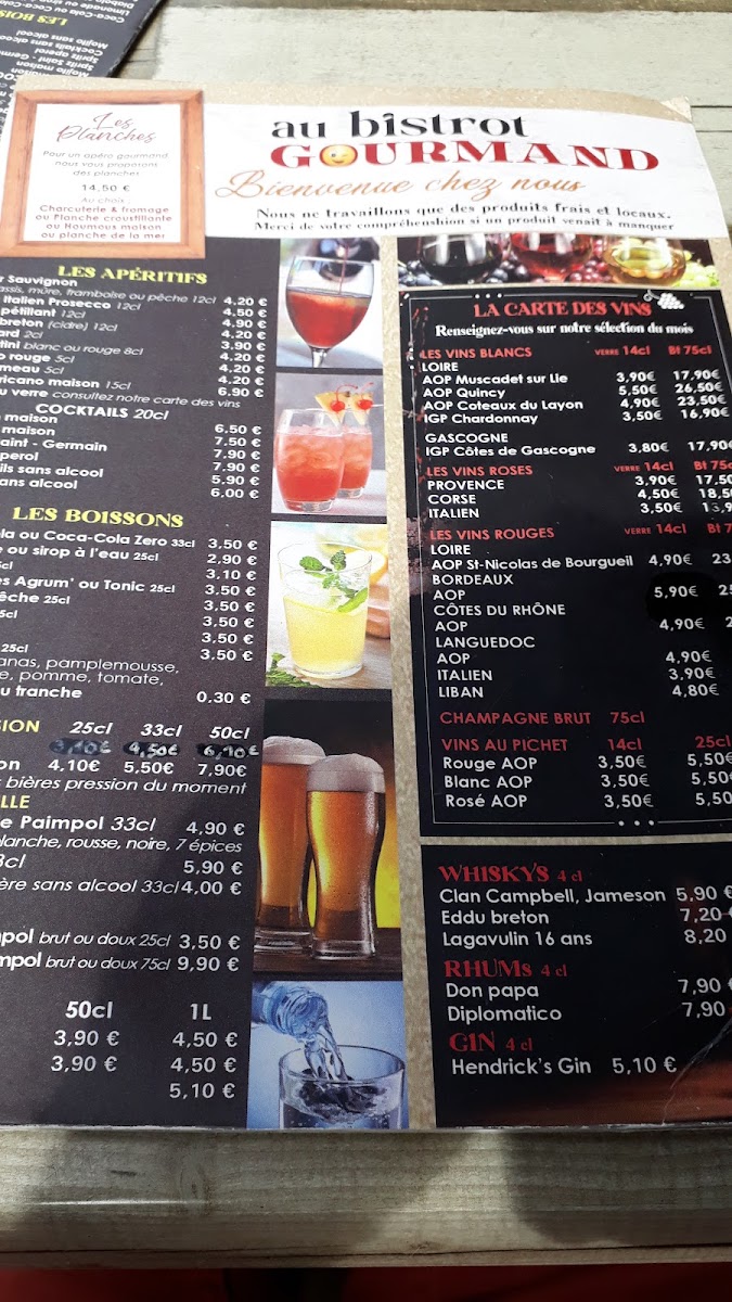 Menu Chez Tara - Le Bistrot Gourmand-8